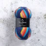 Svarta Fåret Sox Merino 4 ply 22 Blå helgener