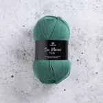Svarta Fåret Sox Merino 4 ply 01 Blågrønt blæk