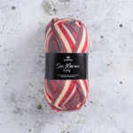 Svarta Fåret Sox Merino 4 ply 19 Æblevogn