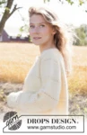 268-13 Soft Daffodil Cardigan by DROPS Design