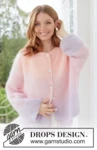 267-18 Sunset Sorbet Cardigan by DROPS Design