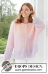 267-18 Sunset Sorbet Cardigan by DROPS Design