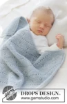 51-5 Misty Lace Blanket by DROPS Design