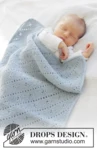 51-5 Misty Lace Blanket by DROPS Design