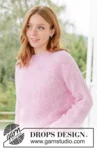 267-12 Rose Sugar Sweater by DROPS Design