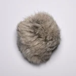 Pompon Kaninhår 10 cm 06 Grå