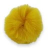 Pompon Kaninhår 6 cm gul