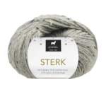 Du Store Alpakka Sterk 931 Gråmeleret tweed