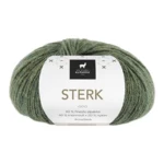 Du Store Alpakka Sterk 889 Olivengrøn meleret