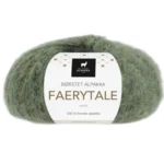 Du Store Alpakka Faerytale 769  Olivengrøn meleret