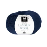 Dale Lanolin Wool 1408 Marineblå