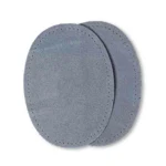 Prym Albuelapper Imiteret Ruskind 10x14 cm 377 Jeansblå