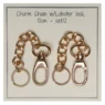 Go Handmade Charm Kæde, Lobster lås, 2 stk Guld