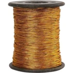 Tråd, Metal look, 0,5 mm, 100 m Guld