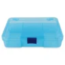 Plastboks med låg Blå 14,5 x 10 cm, 5 rum