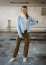 1776 Kort cardigan i fletmønster