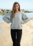 1809 Sweater med fletning