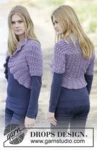 DROPS 166-15 Strikket i Merino Extra Fine