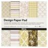 Designpapir i blok Basic Grøn