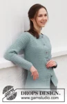 216-34 Grey Owl Jacket by DROPS Design