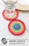 0-1486 Rainbow Coaster by DROPS Design