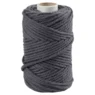 Macramé-reb 4 mm Grå