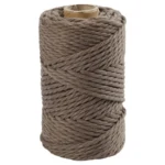 Macramé-reb 4 mm Lys Brun