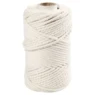Macramé-reb 4 mm Råhvid
