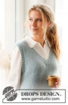 220-43 Audrey Vest by DROPS Design