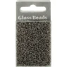 Rocaiperler, Glasperler 1,7 mm Grå metal