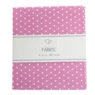 Go Handmade Stof Pink med prikker