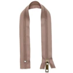 Go Handmade Nylon Lynlås 35 cm, Beige