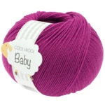 Lana Grossa Cool Wool Baby 345 Rødviolet