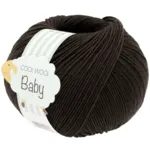 Lana Grossa Cool Wool Baby 339 Grafitgrå