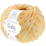Lana Grossa Cool Wool Baby 374 Citrusgul/Gul/Turkis/Majgrøn