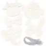 Masker, dyr, Hvid 100 stk