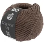 Lana Grossa Cool Wool Big 1635 Kaffebrun meleret