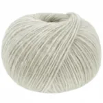 Lana Grossa Natural Alpaca Pelo 36 Råhvid/lys grå
