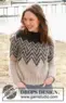 235-4 Inverted Peaks Sweater by DROPS Design