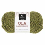 Gjestal Ola Raggegarn 719 Grøn mouliné