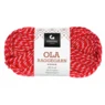 Gjestal Ola Raggegarn 709 Rød/natur mouliné