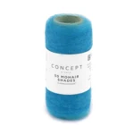 Katia 50 Mohair Shades 56 Cyanblå