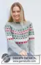 235-39 Christmas Time Sweater by DROPS Design