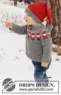41-1 Merry Santas Julebluse by DROPS Design