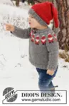 41-1 Merry Santas Nissehue by DROPS Design