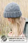 234-34 Polar Night Hat by DROPS Design