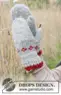 234-59 Christmas Sparkle Mittens by DROPS Design