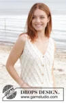 240-7 Dazzling Diamonds Vest by DROPS Design
