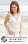 240-7 Dazzling Diamonds Vest by DROPS Design