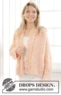 241-34 Peach Blossom Cardigan by DROPS Design